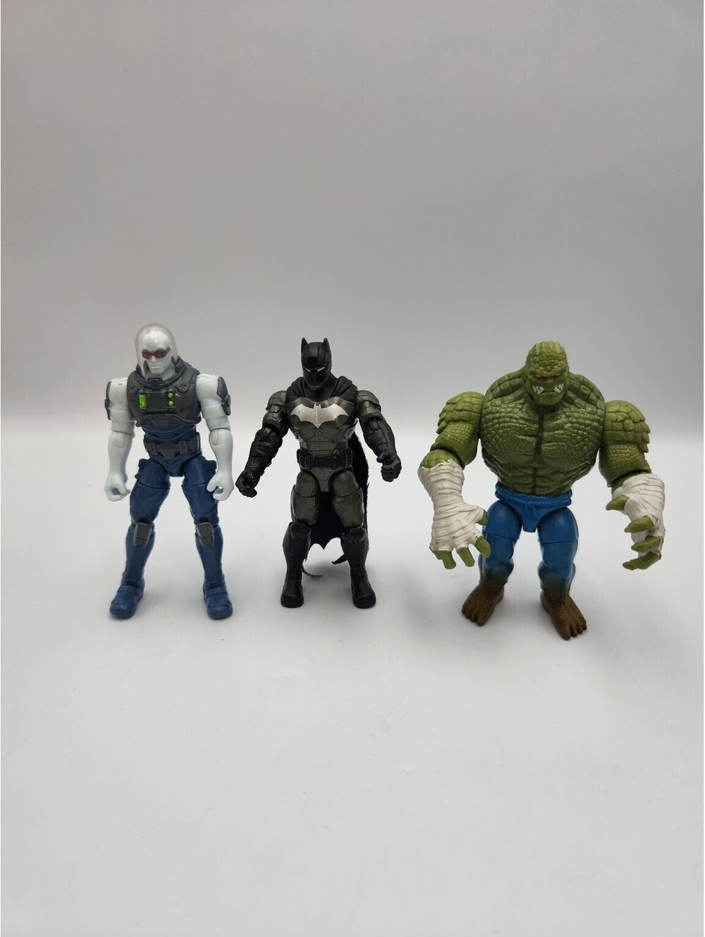 DC Comics Action Figures Lot Mr. Freeze Batman Killer Croc 4-4.5 Inch - C1